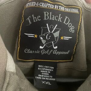 Black Dog Polo. Olive green